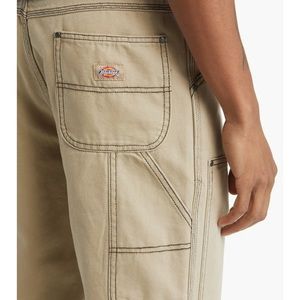 NEW! Contrast Stitch Double Knee Cotton Duck Canvas Pants